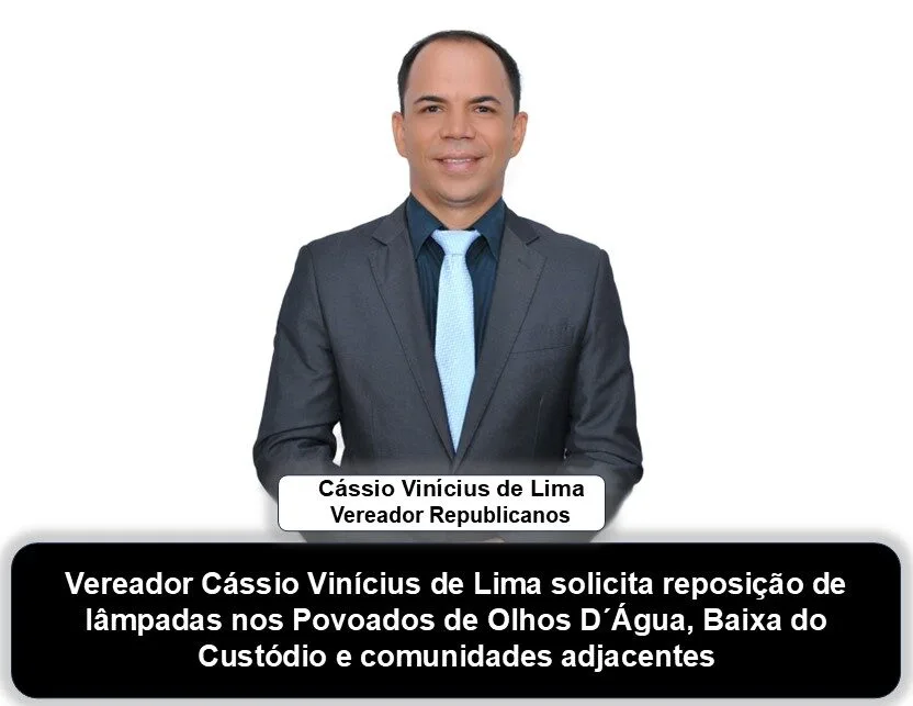 Vereador Cássio Vinícius